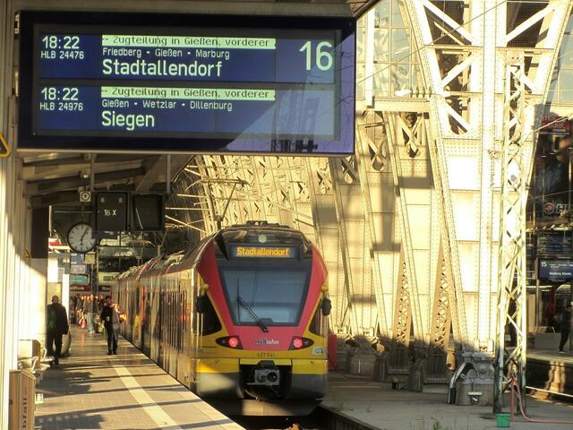 Noch fährt die HLB von Frankfurt nicht weiter als Stadtallendorf.