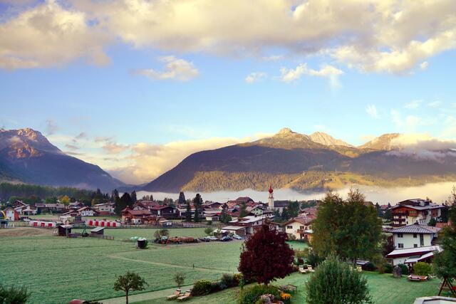 Der erste Frost im Tal.