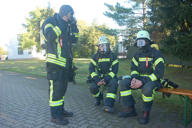 Besprechung vor dem "Einstieg"...