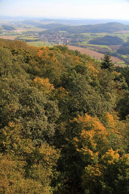 Blick vom Turm Richtung Caldern