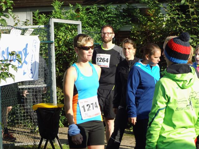 Mandy Krause vor dem Start