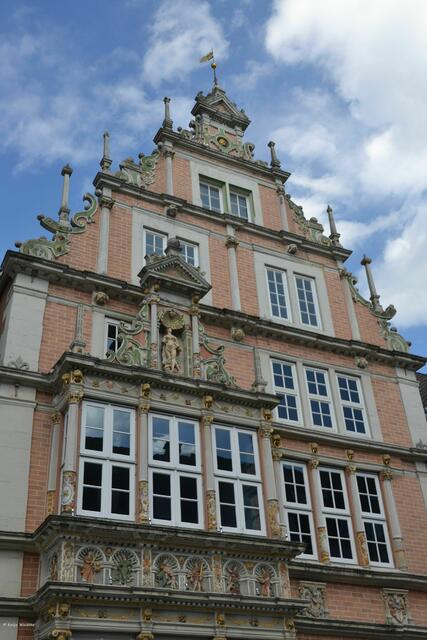 Prachtvolle Fassade des Leisthauses in Hameln (Foto: Katja Woidtke)