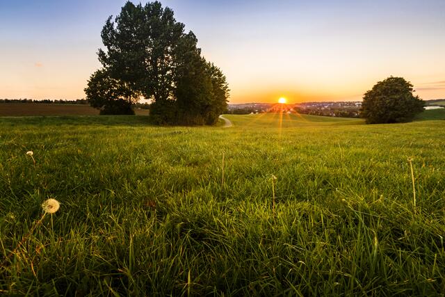 Sonnenuntergang in der Heimat