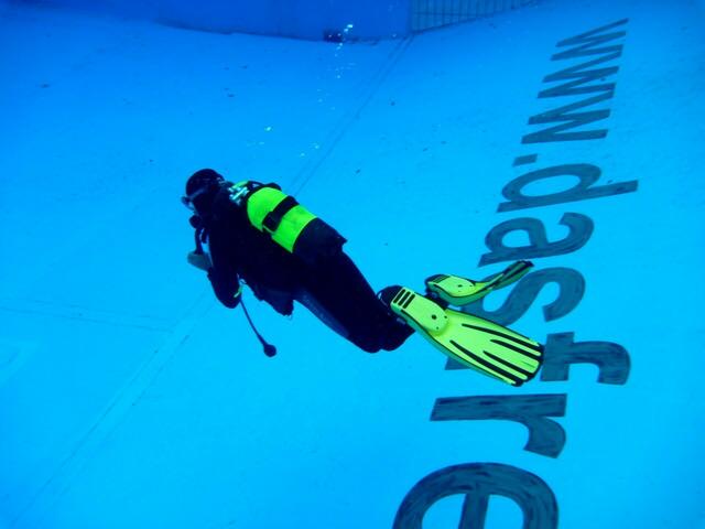 Und schon geht´s weiter zur nächsten Badeleiter.