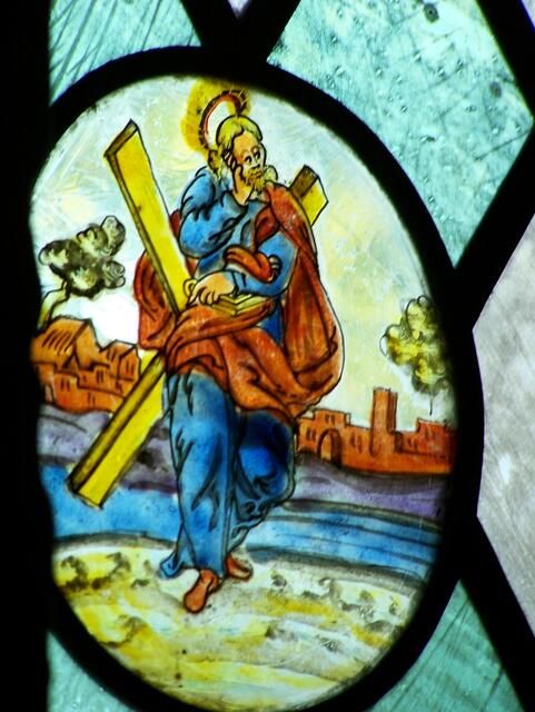 Fenster in der Otzer Kapelle von 1350 (Burgdorfer Land)