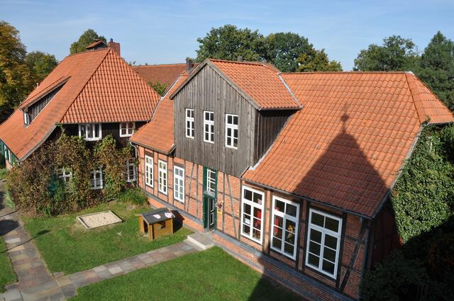 Die alte Gemeindehaus von Otze im Burgdorfer Land