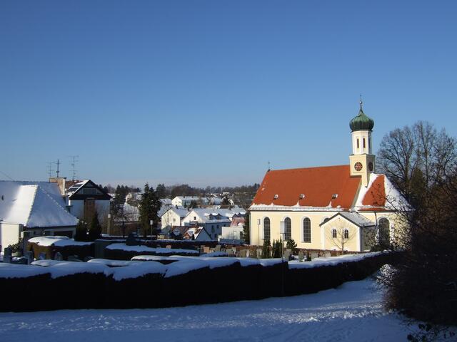 Ortsansicht Steppach und St. Gallus