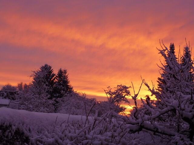 Wintermorgen in Bobingen