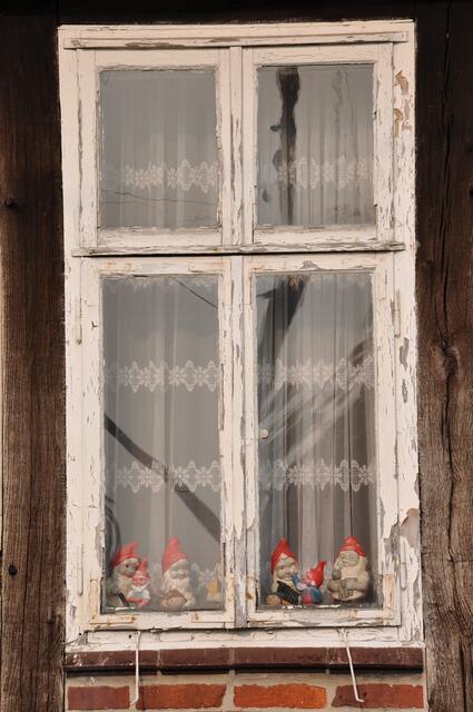 Fenster mit Ausblick im Burgdorfer Land