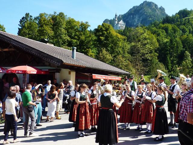 Zünftige Blasmusik in Schwangau