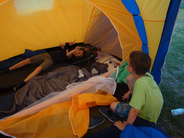 Aufbau und Einrichtung der Schlafunterkünfte