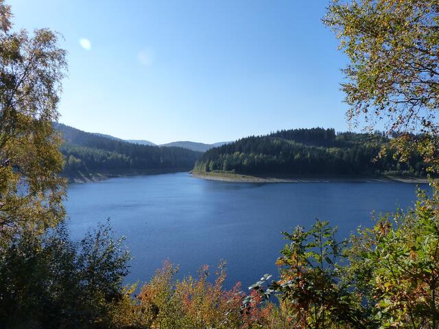 Granetalsperre im Harz 11. Okt. 2015