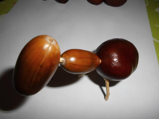 Kastanien Figur Gebastelt