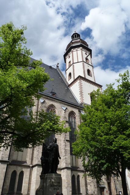 Thomaskirche mit Bach-Denkmal, Leipzig-Mitte