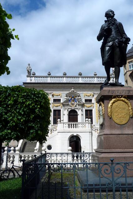 Goethe in Leipzigs Innenstadt