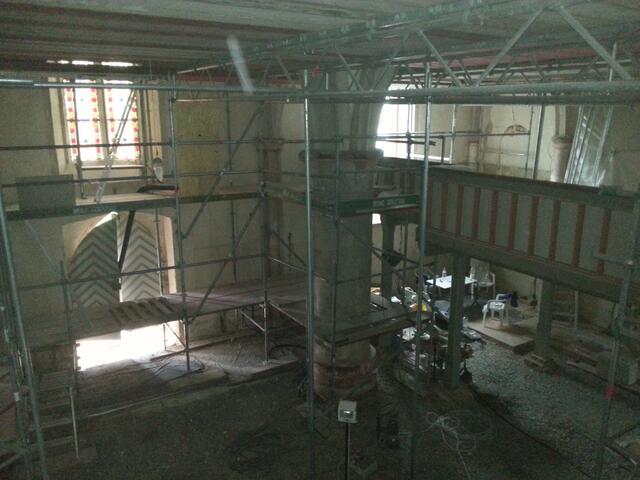 Renovierung der Kirche 2013