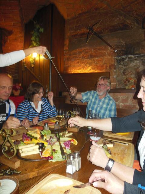 Einige Herhtaner hatten den Räberspiess bestellt.