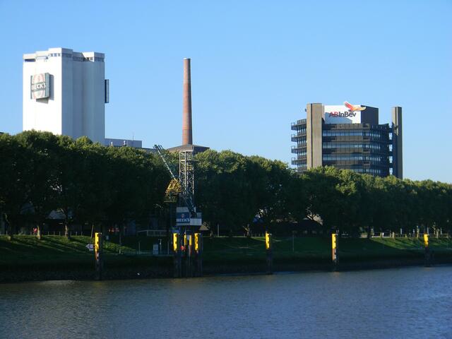 Auch am Sonntagmorgen führte an der Weser entlang, allerdings ging es NICHT schon wieder zur Brauerei.