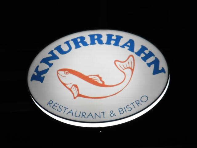 Das Fischrestaurant KNURRHAHN ist zu empfehlen.