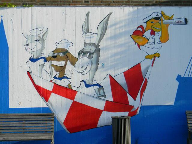 Auf dem Weg zur Brauerei.