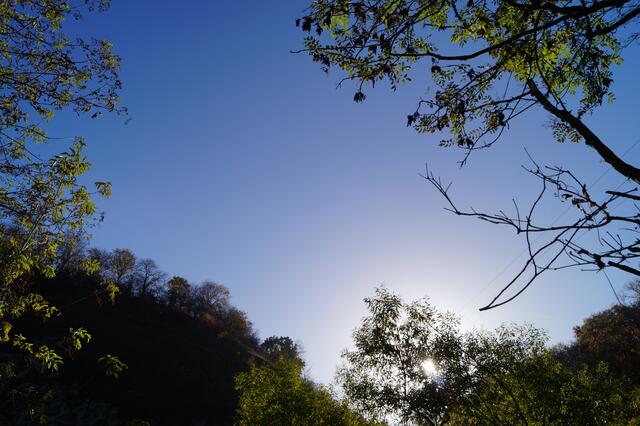 Dann hielt ich die Kamera doch noch in Richtung Sonne. Naja so wirklich überzeugt war ich nicht