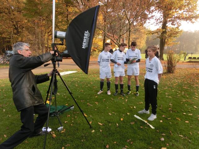 Auch der Fotograph, Thomas Poppen, voll in Action ....