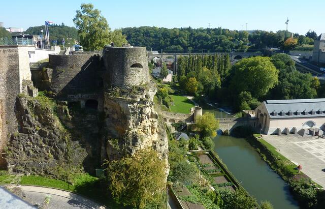 Der Bockfelsen mit den Burgresten