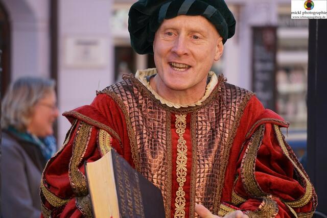 Schauspieler Christian Beier als Shakespeare - Foto: Michael Ortner - www.ichmagaugsburg.de