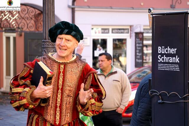 Schauspieler Christian Beier als Shakespeare - Foto: Michael Ortner - www.ichmagaugsburg.de