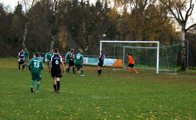 Kopfball auf die Latte