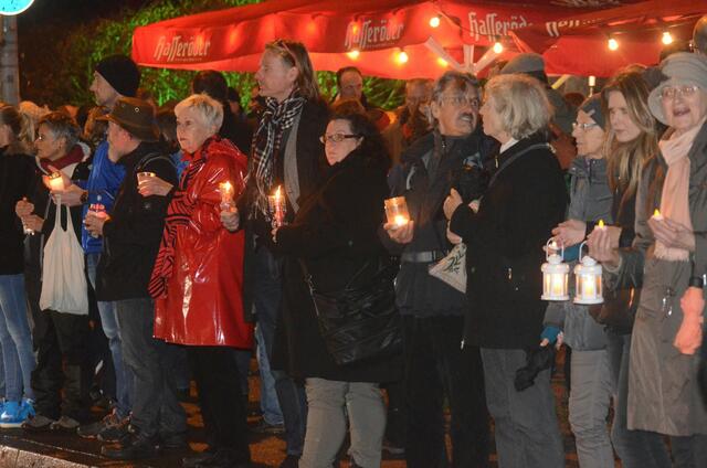 Hannover, 17. november 2015, lichterkette