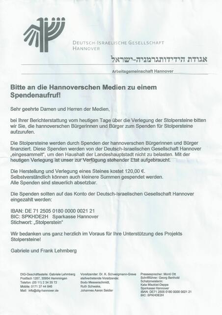 Bitte um Spenden (Button "Vollbid anzeigen" betätigen).
