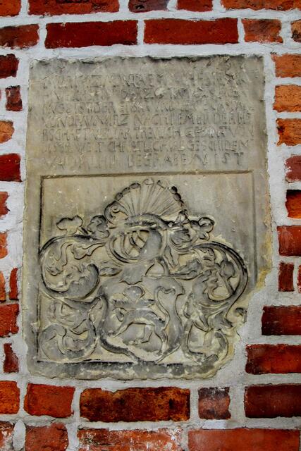 Das Grabmal des Caspar von Drauschwitz ( gestorben am 20.02.1542).