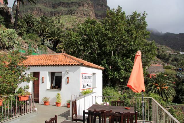 Das Restaurant "Alte Schule" in Masca