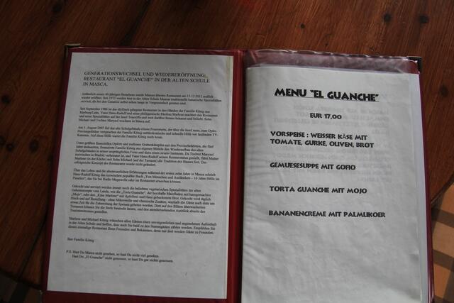 Restaurant Menu