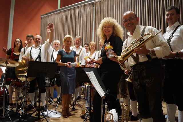 Die Musikvagabunden brachten mit der böhmisch-mährischen Blasmusik eine ganz neue Veranstaltung nach Königsbrunn