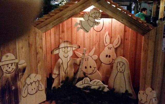 Noch eine nette Krippe am Weg