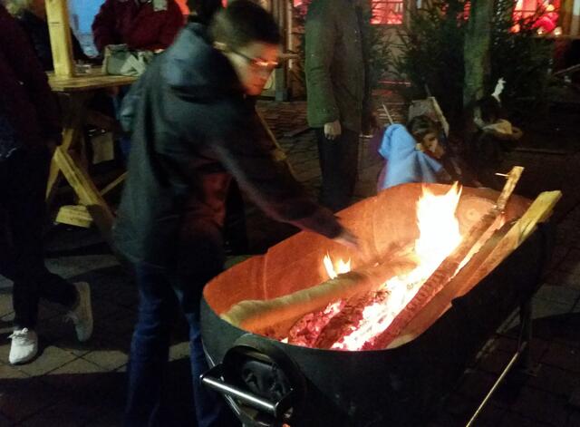 Hier kann man schon ein großes Lagerfeuer entfachen