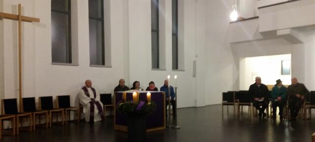 Vor beginn der Messe