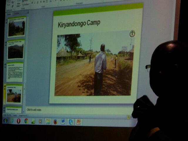 . . . im Flüchtlingslager des "Kiryandongo Camp" in Nord-Uganda . . .