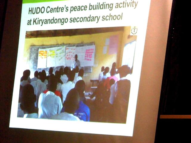 . . .  in der weiterführenden Schule des "Kiryandongo Camp" in Nord-Uganda . . .