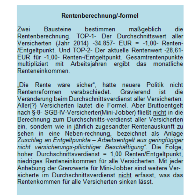 Foto -13- B-Rente "Rentenberechnung"