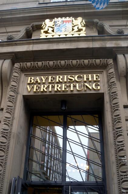 Auch die Bayerische Vertretung war ein Ziel
