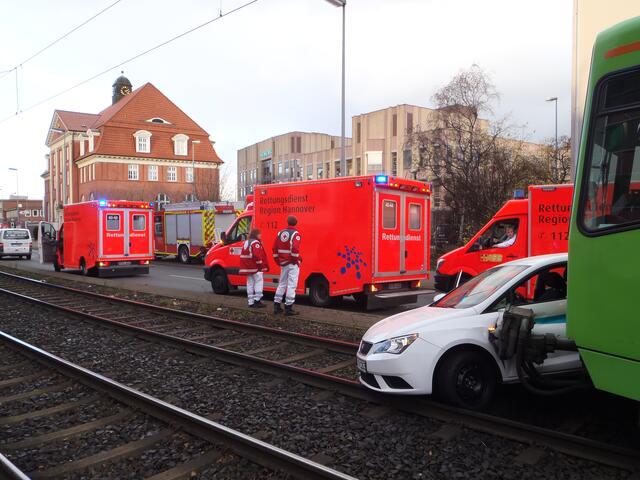 ...Rettungswagen vor Ort....