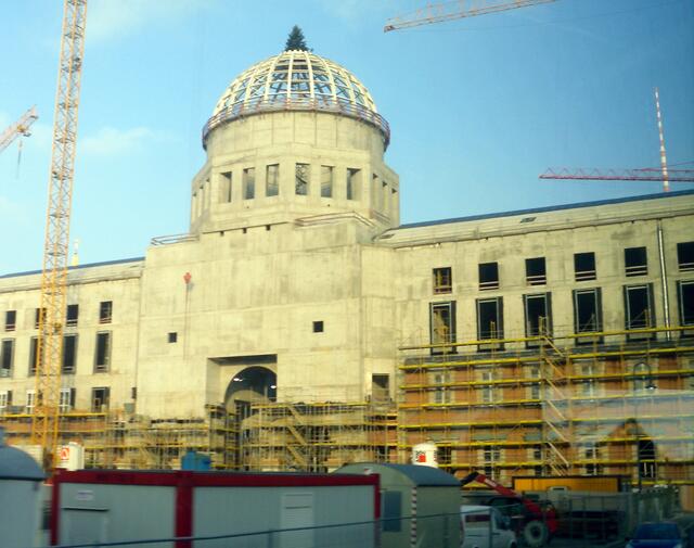 Im Bau . Das Stadtschloss