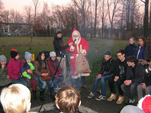 Auch der Nikolaus kam zu Besuch