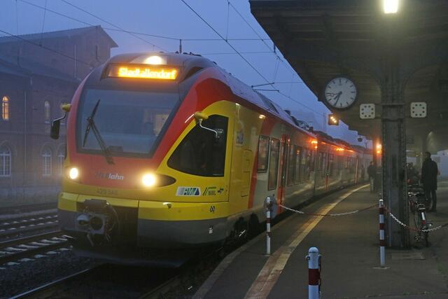 Zweiteiliger Zug in Kirchhain (19.10.2015)