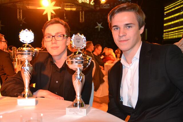 Lukas Brandt, Platz 1, und Mirco Tegeler