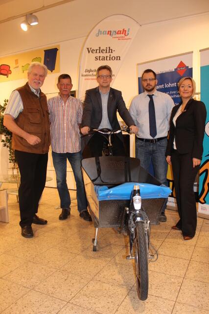 Foto: Angelika Kramm, Centermanagerin CCL Langenhagen. Lastenrad-Ausleihe: http://www.hannah-lastenrad.de/cb_items/hannah-3