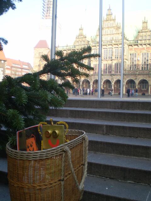 Bremen, 1. Januar 2016: Blick auf das Rathaus
